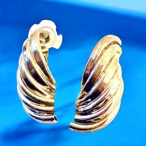 Vintage Silver Earrings Posts for Pierced Ears